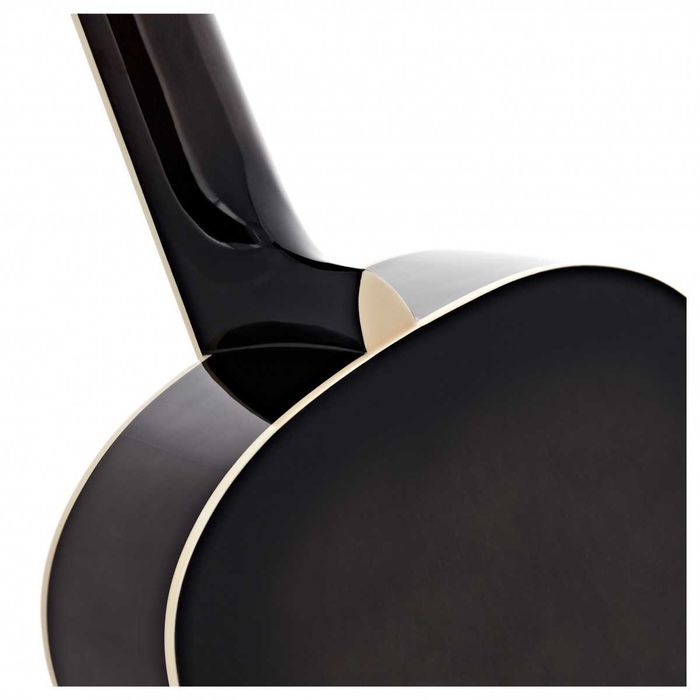 Guitarra Clássica Deluxe da Gear4music, Trans Black  adulto