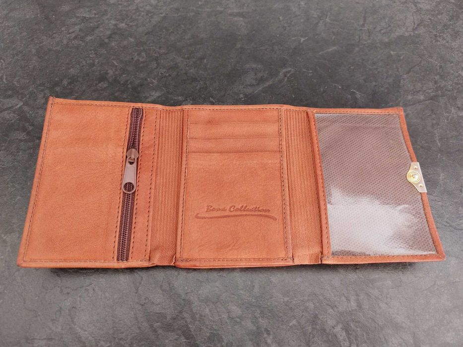 Portfel ze skóry cielęcej firmy BONA COLLECTION