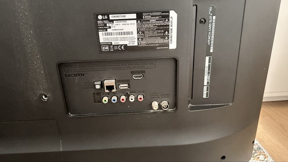 TV LG 43” Nano 796 NE