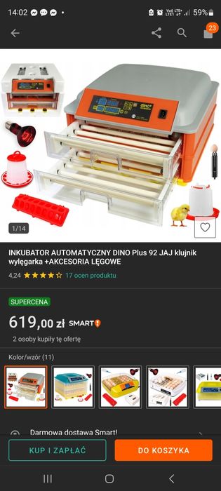 inkubator automatyczny