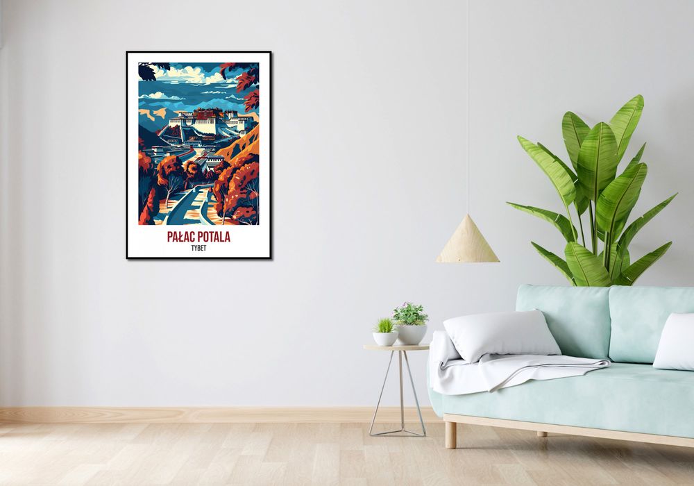 Plakat 70x100cm Pałac Potala