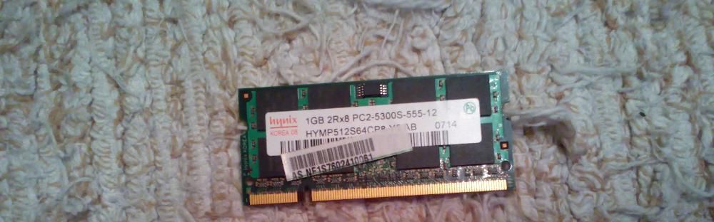 Memória RAM para Portátil 1GB DDR2-667