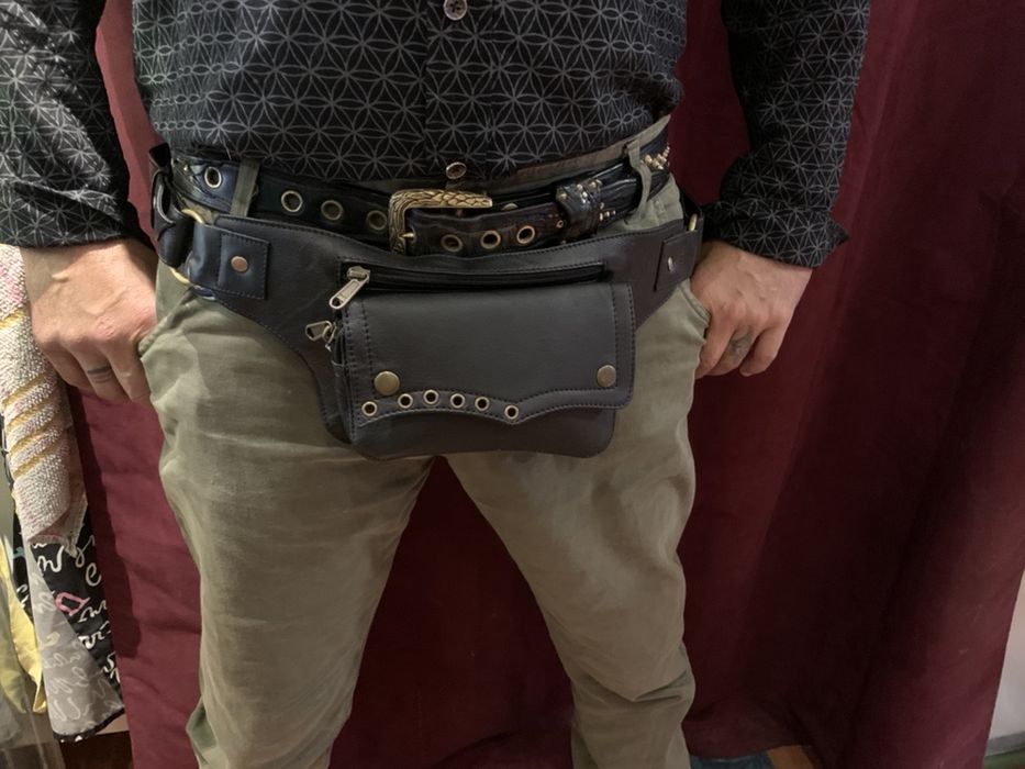 Bolsas em pele genuína