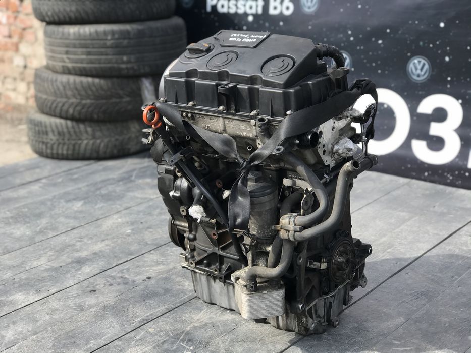 мотор двигатель 1.9 bls 77kw passat b6 golf 5 skoda a5 touran caddy