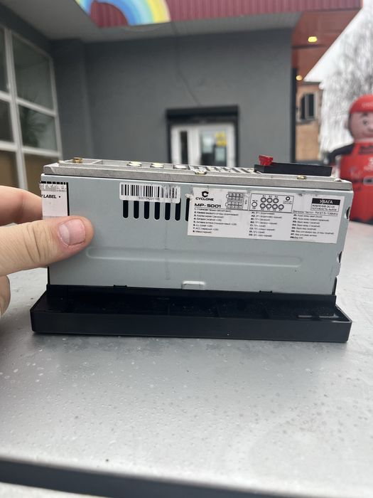 Автомагнітола Cyclone MP-5001 1DIN 6,86" Bluetooth CarPlay