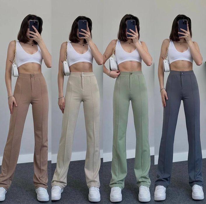 Штани висока посадка