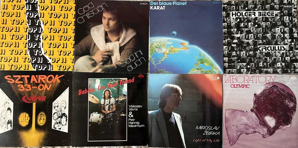 платівки рок, поп, джаз, класика (GDR,Poland,Bulgaria,CSSR,Yugoslavia)