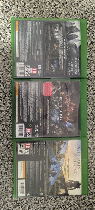 Batman Arkham Knight/Assassin's Creed origins/Assassin's Creed Syndicate Xbox One