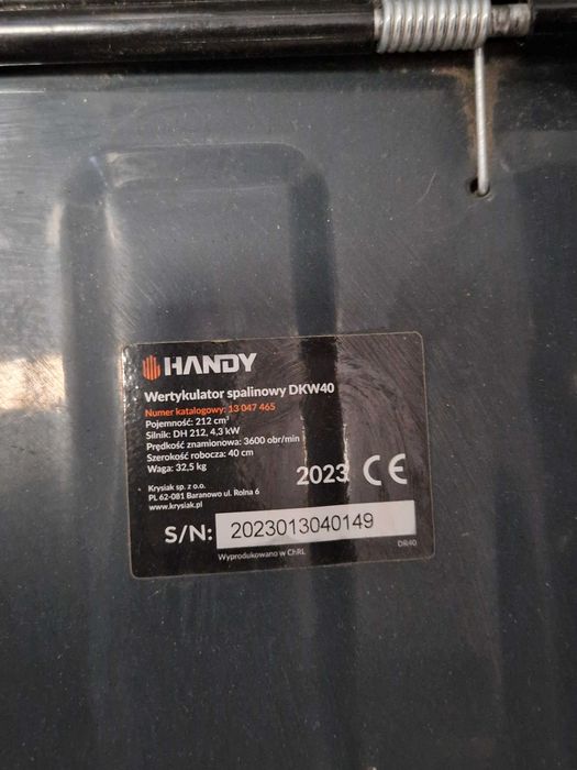 Wertykulator spalinowy Areator Handy DKW40