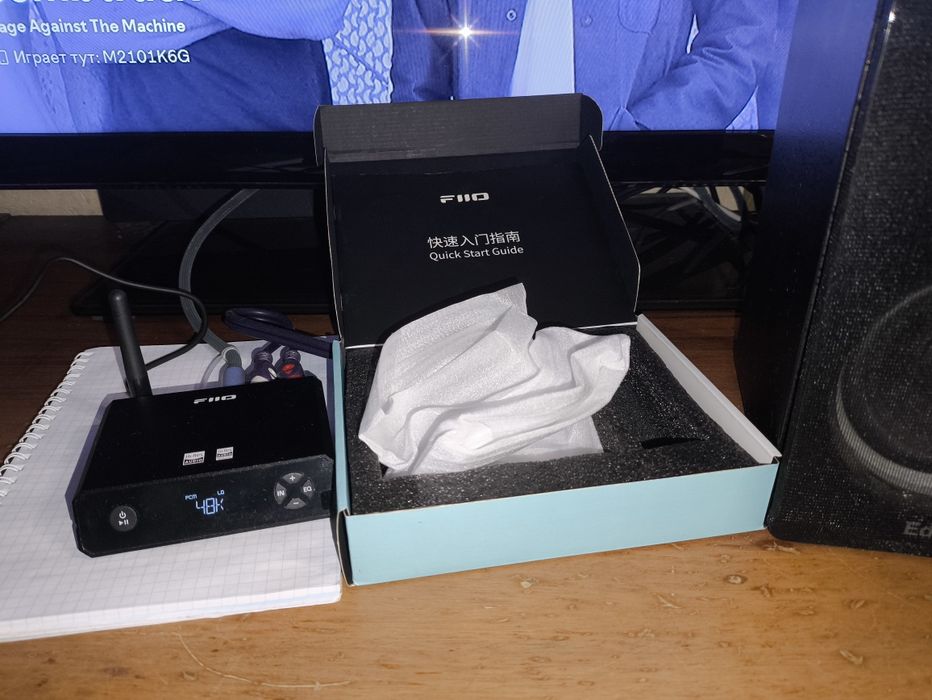 Fiio br 13 . Bluetooth-ресивер, ЦАП на ES9018K2M, LDAC