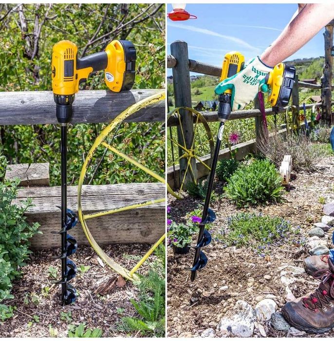 ŚWIDER DO GLEBY NA Wiertarkę Wkrętarkę 8x80cm Wiertło ziemi 80