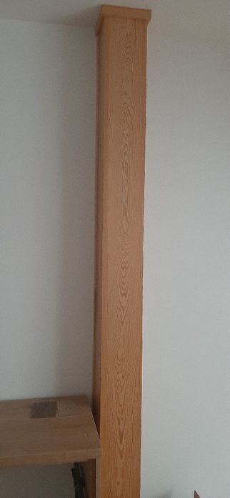 drewniana obudowa na słup