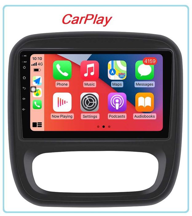 Магнітола Renault Trafic, Opel Vivaro Android, GPS, USB, 4G, CarPlay!