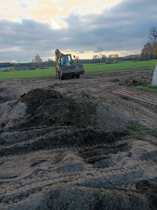 Usługi  koparko ładowarką