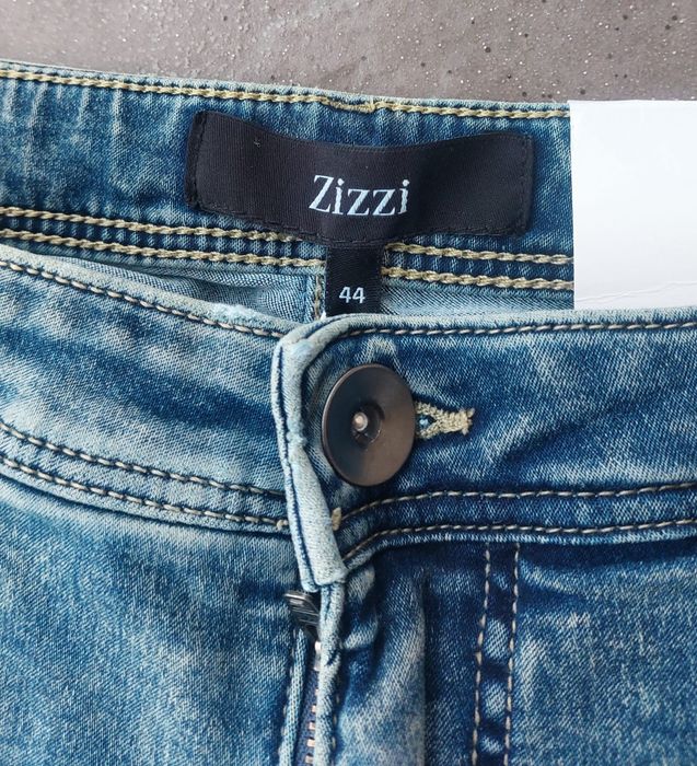 Spodnie jeansowe rurki skinny nogawki zamki XL 42 Zizzi Nowe