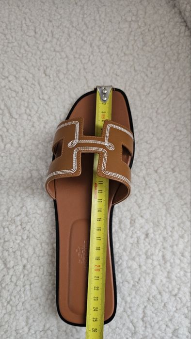 Шлепки кожа Herm*s