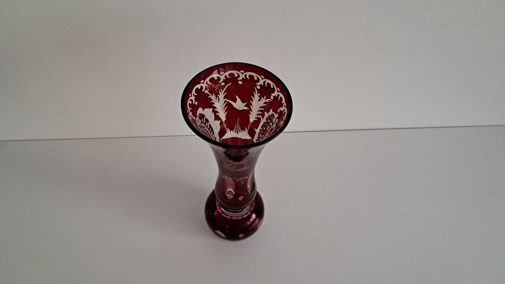 Wazon Rubinowy Bohemia