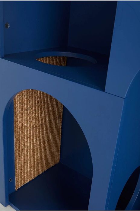 JOTEX ADA designerska półka domek dla kota szafka drapak regał granat