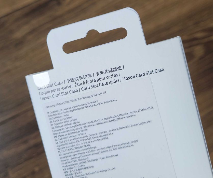 zestaw 2x Samsung etui plecki do Galaxy A34 5G czarne plastik z kieszonką NOWE