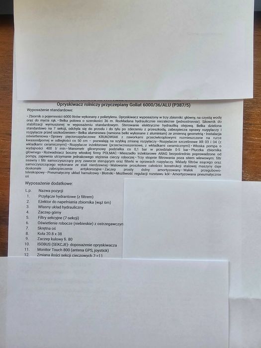 OPRYSKIWACZ ciągany krukowiak