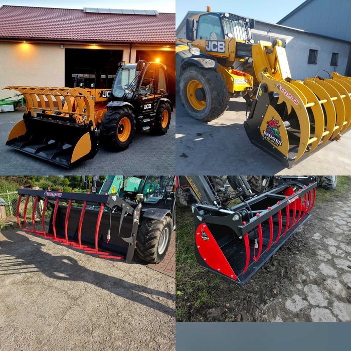 Łyżko-Krokodyl//Palony ZĄB/Kuty/Ładowarka/traktor/!MASZYNA DLA NAJBARDZIEJ WYMAGAJĄCYCH**Producent*!Stal Wzmacniana!!LEMIESZ HARDOX!!Bardzo Solidny!!