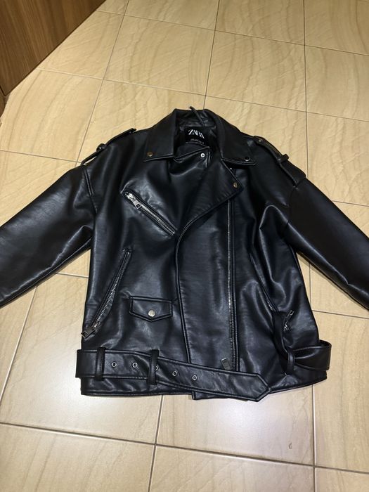 Кожаная куртка, шкіряна куртка ZARA