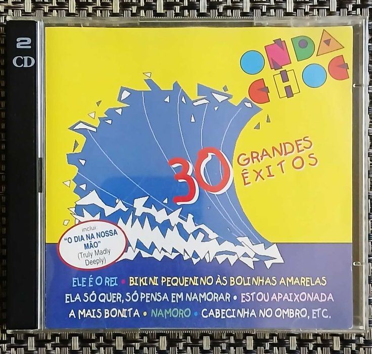 Onda Choc - 30 Grandes Êxitos - CD DUPLO BOM ESTADO - RARO