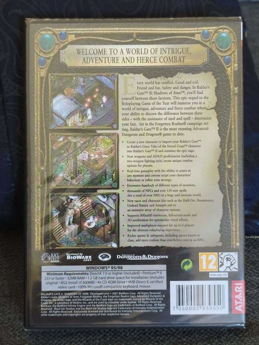 Baldur's Gate II: Shadows of Amn PC (New Sealed)63825771251713122