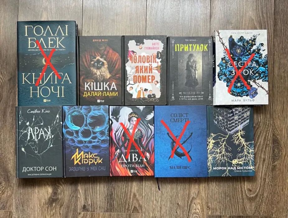 Комплекти книг продаж/обмін