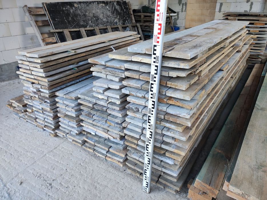Szalunki, deski, blaty budowlane