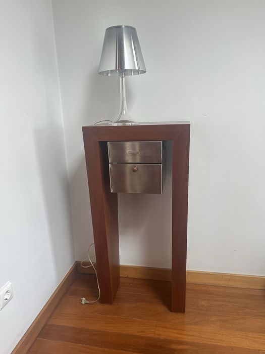 Movel decorarivo  com gavetas aco inox