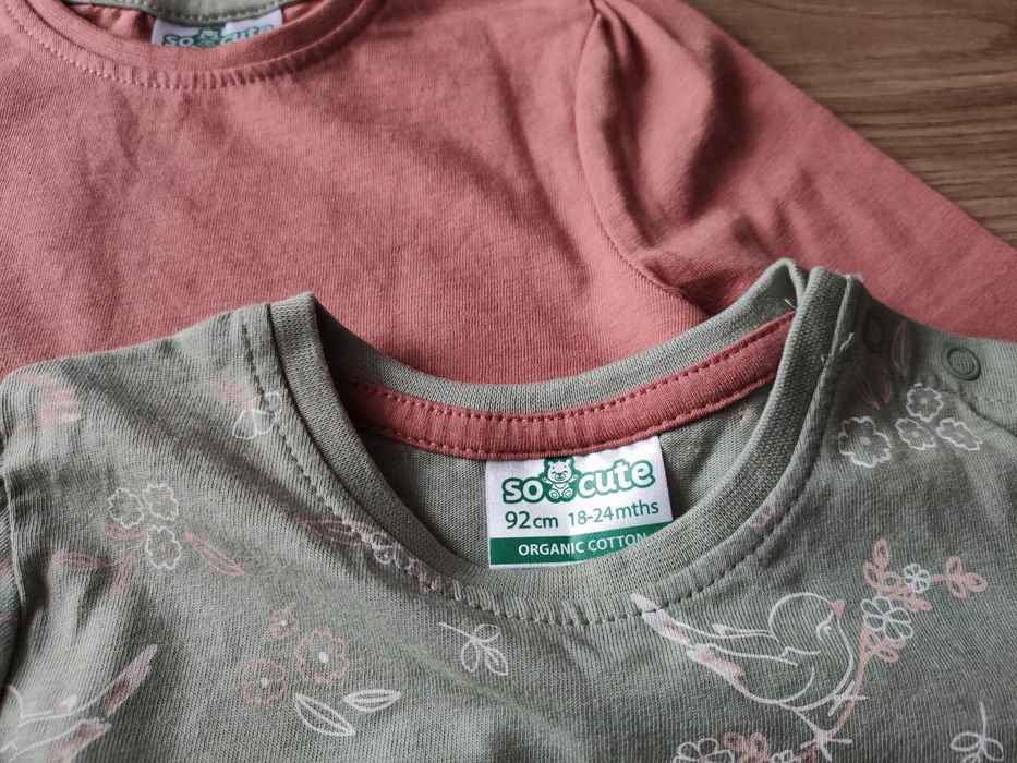 Nowe bluzeczki 2 sztuki Pepco 86/92