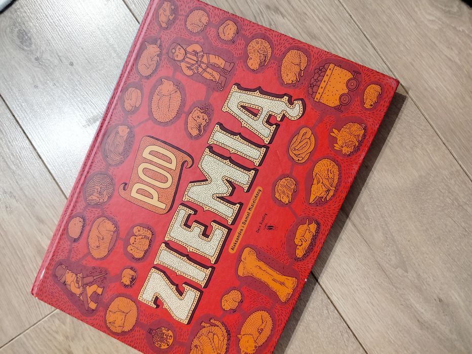 książka obrazkowa pod ziemią pod wodą wyd.  dwie siostry