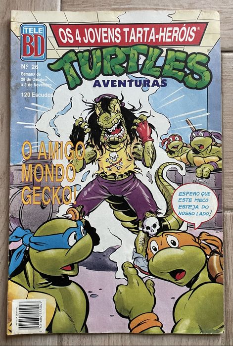 Tartarugas Ninja (Revistas Antigas/38 Fascículos/Português)