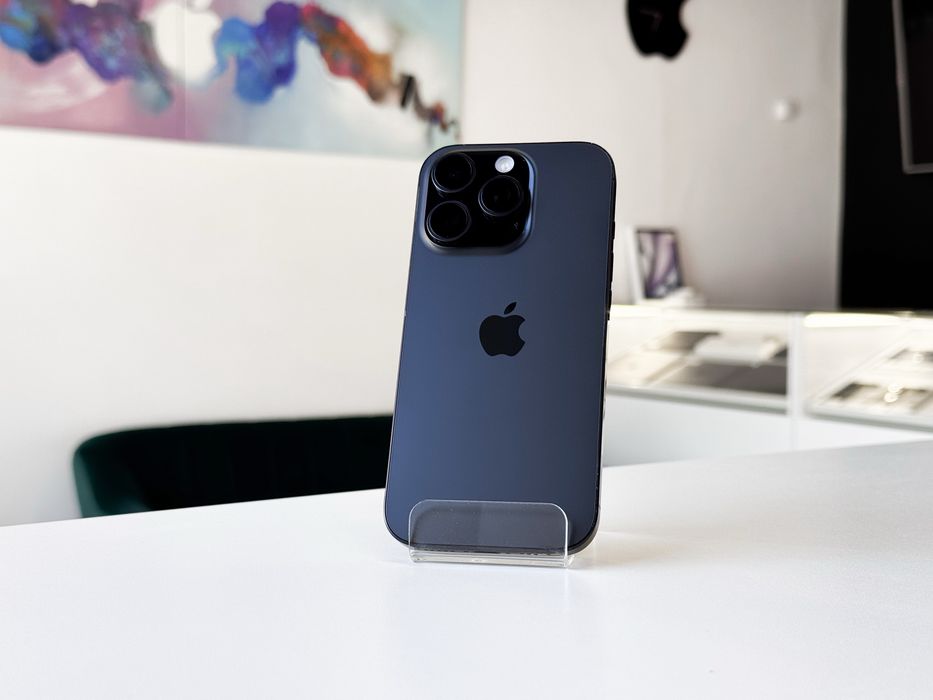 iPhone 16 Pro 256 GB Czarny Tytan Super Stan 100% bateria 342 zł / msc Sklep Gwarancja