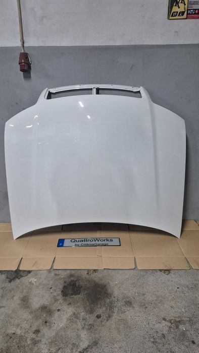 Capô Audi A4 B6 8E 2000 a 2004 original branco excelente estado