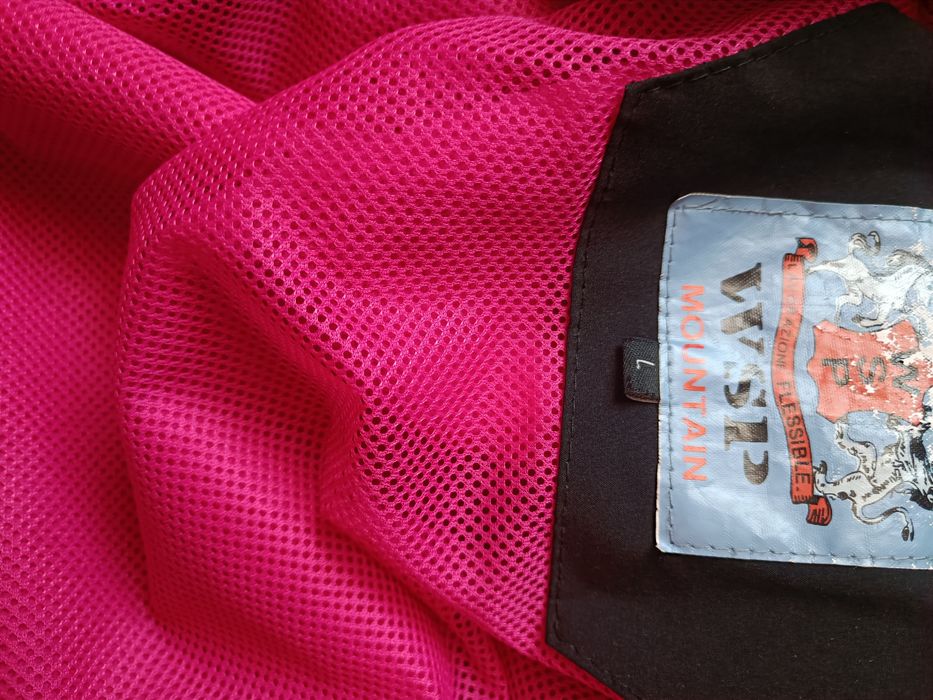 Damska kurtka Softshell ardon floret czarna z różowymi detalami