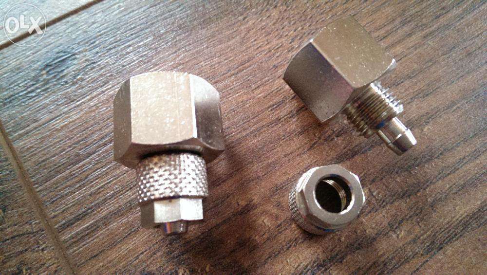 Złączka prosta skręcana wąż 6/4mm, gwint wew 1/4" pneumatyka