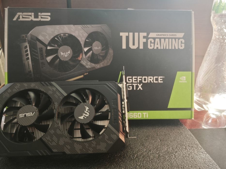 Видеокарта ASUS TUF Gaming GeForce GTX 1660 Ti EVO 6GB (Идеальное состояние, обслужена)