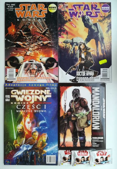 Star Wars Gwiezdne Wojny Darth Vader Egmont Mandalorian + 3 Stikeez