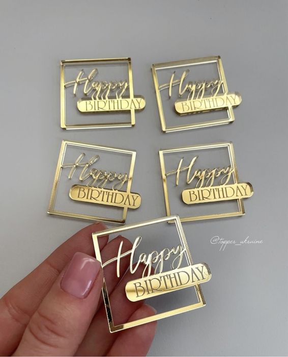 Топеры в торт, топер на день рождения , топер до торту