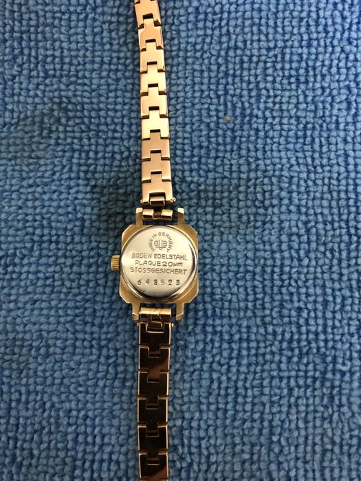 zegarek Glashutte damski złoty