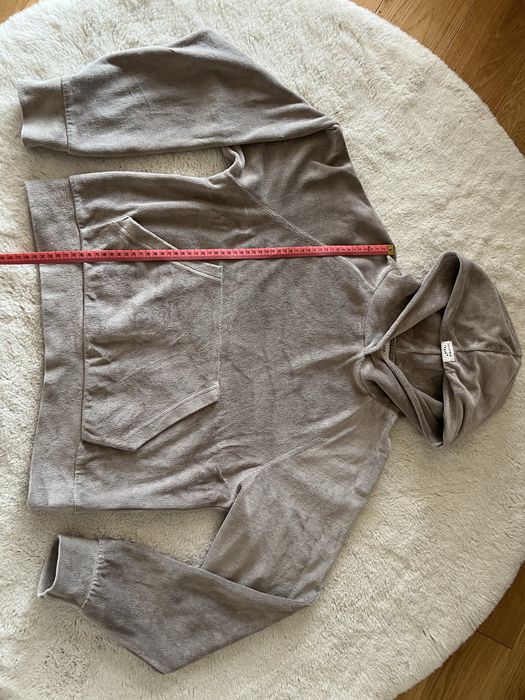 Komplet bluza i spodnie dresowe welurowe M Diverse
