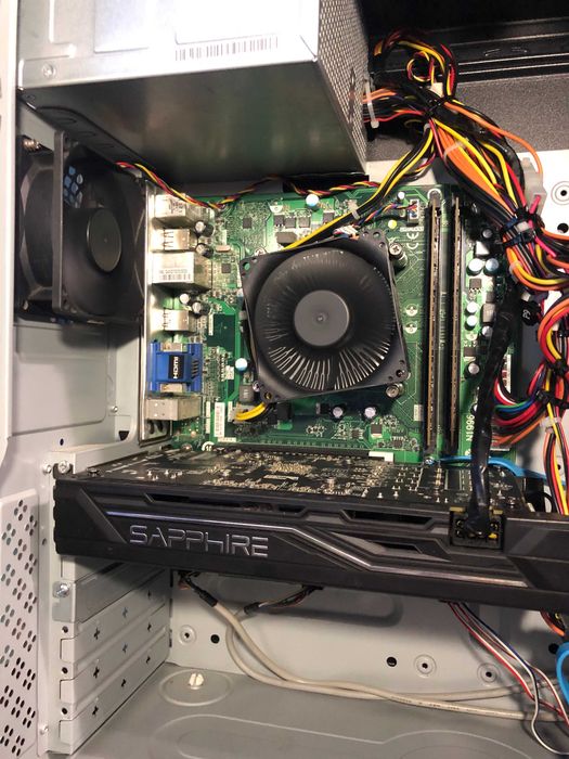 Игровой ПК Intel i5/16Gb/RX570/SSD256+500 компьютер системный блок