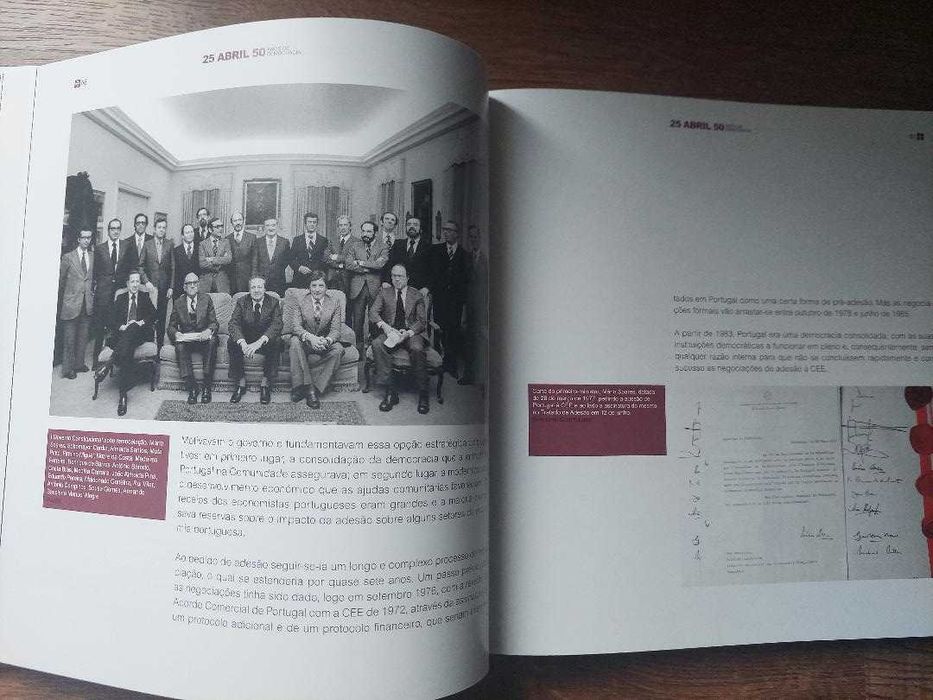 25 ABRIL - 50 anos democracia - livro CTT - 2024
