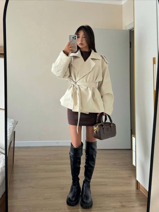 Тренч з поясом на підкладці 42-44, 46-48, усі кольори в наявності!