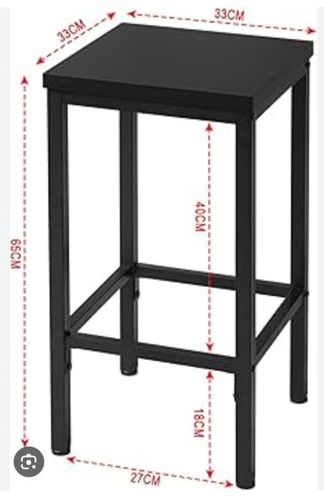 Taborety Hokery barowe 2szt