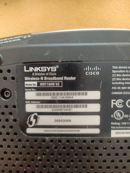 Роутер Linksys CISCO