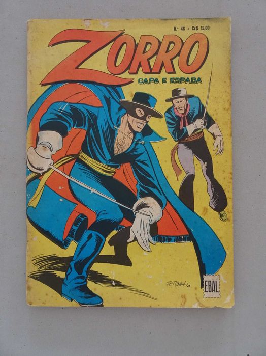 Livro EBAL - Zorro extra capa e espada nº 46