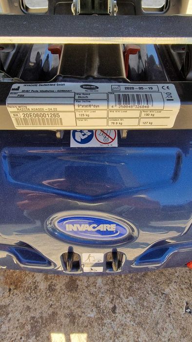 Cadeira de Rodas Elétrica Invacare Fox